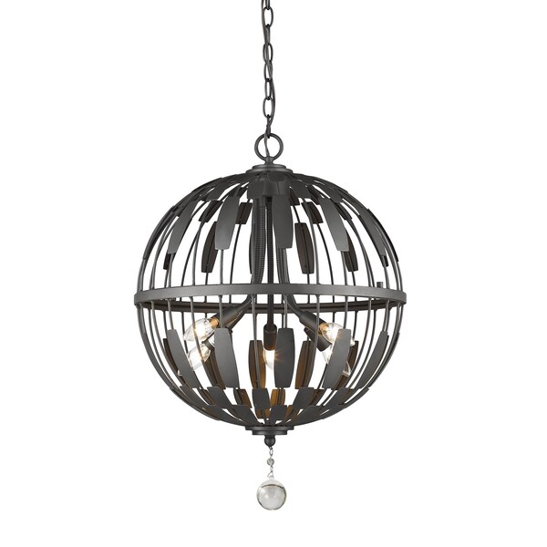 Z-Lite Almet 5 Light Pendant, Bronze 430B18-BRZ - main